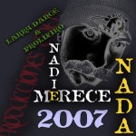 NADIE MERECE NADA 2007 - FRONT COVER